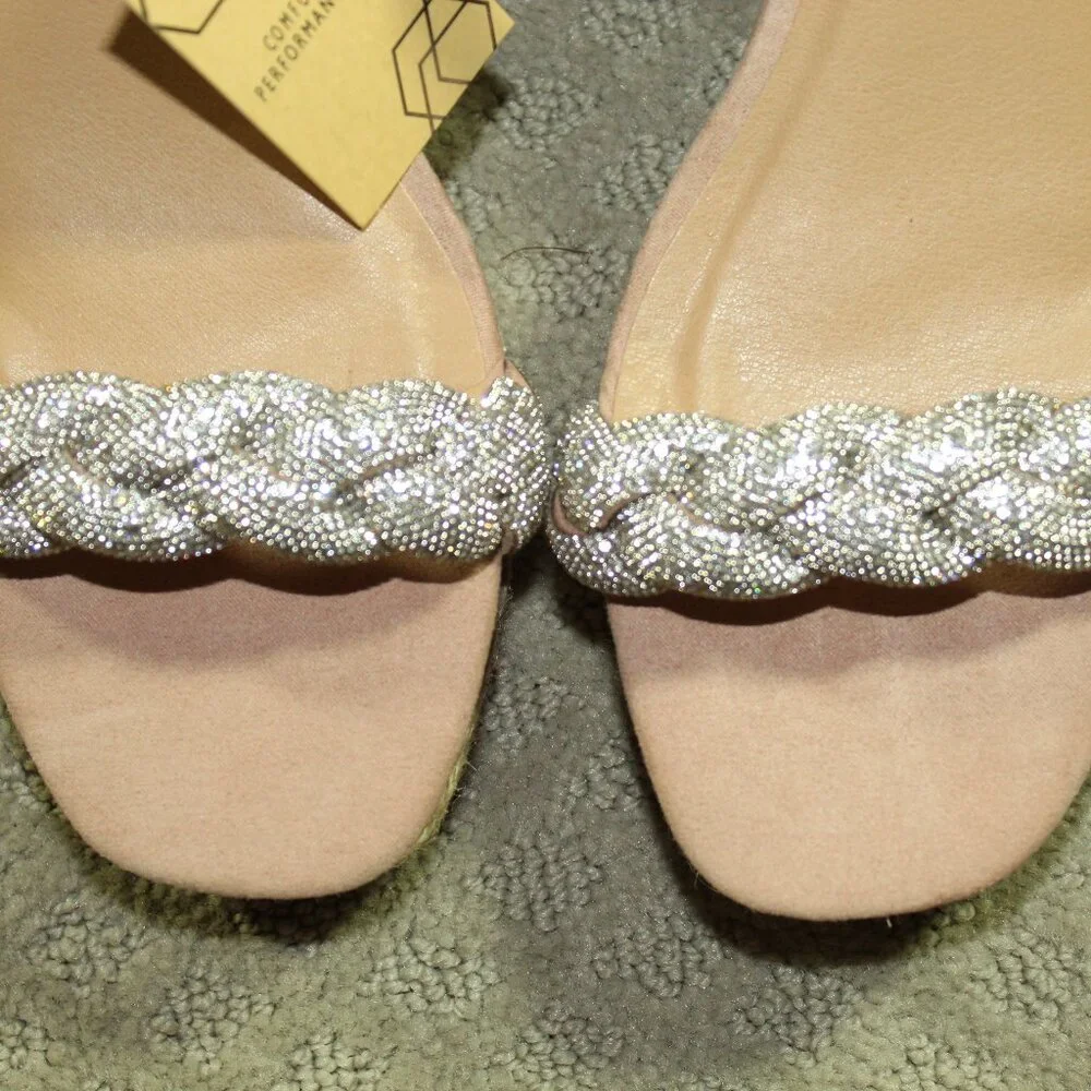 NEW Madden NYC Women's 10 Braided Rhinestone 1.5